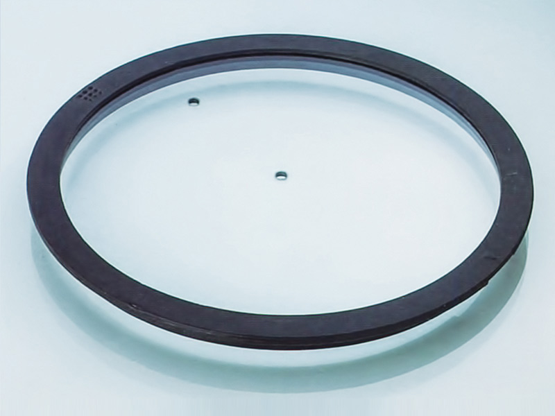 GLASS LID WITH SILICONE RIGN